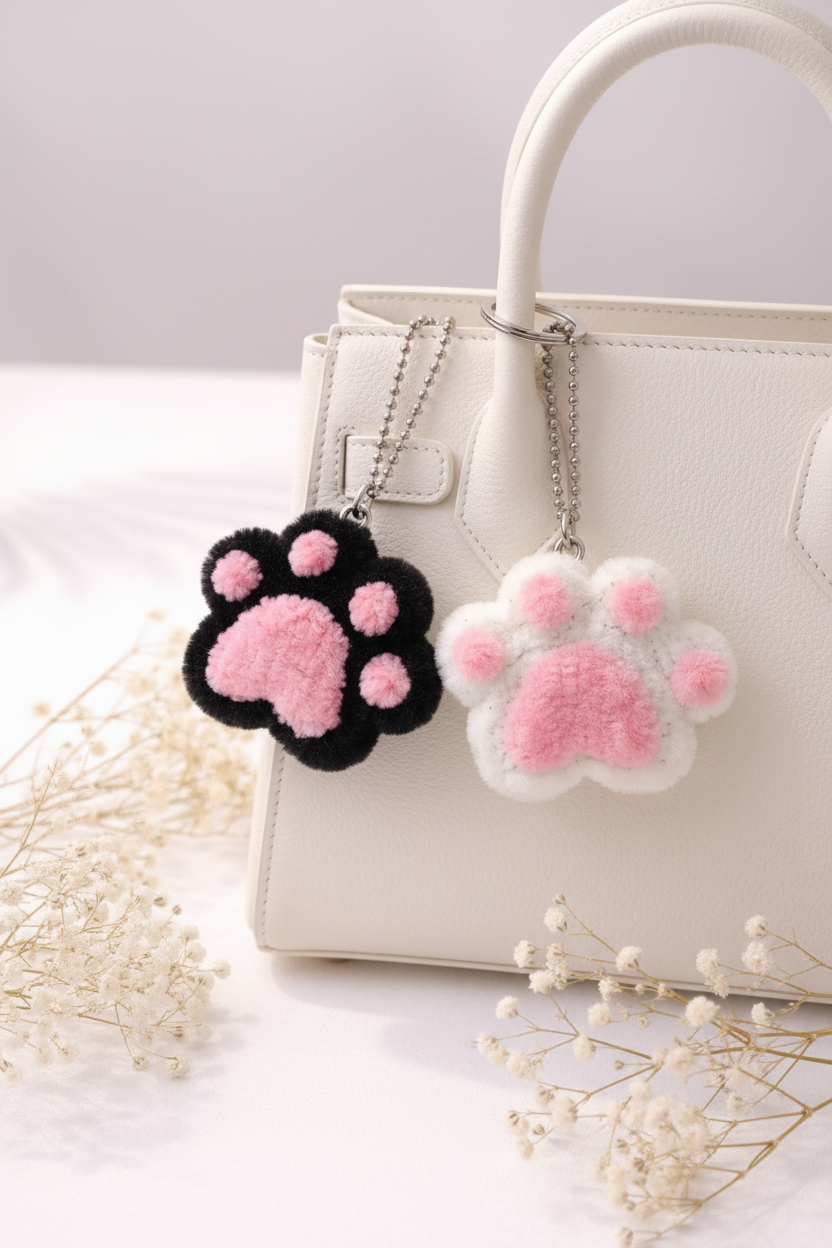 Cat Paw Keychains - Handbag Lifestyle
