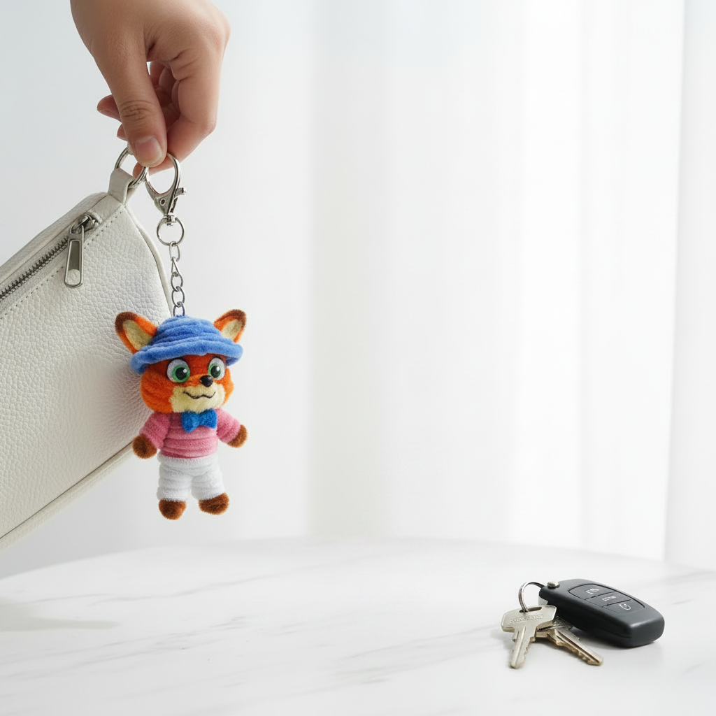 Fox on Handbag