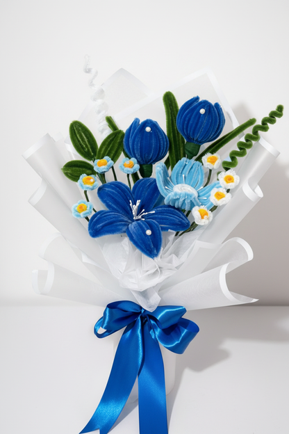 Ocean Blue - White Wrap Studio