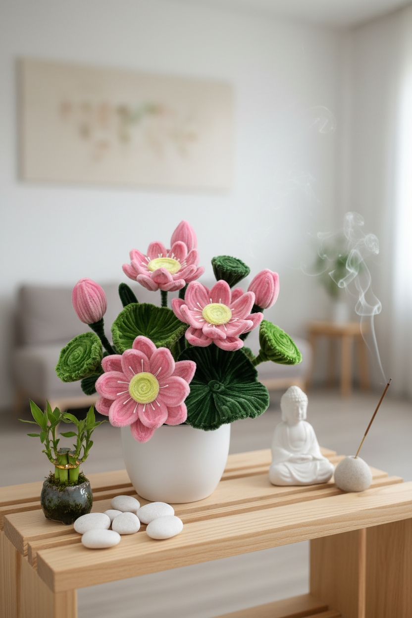 Pink Lotus Pot - Zen Lifestyle